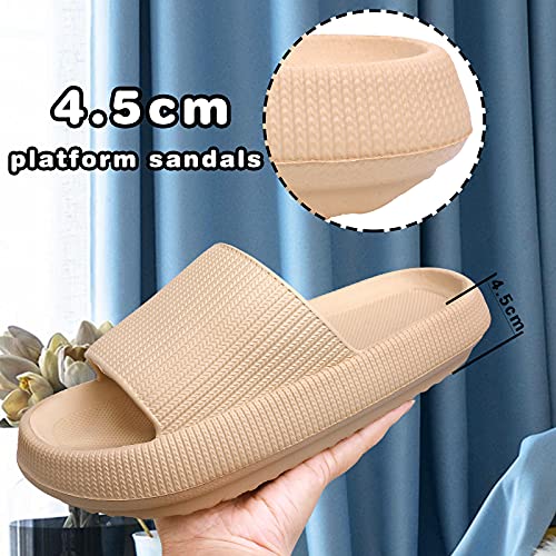 Slippers for Women and Men Non-Slip Quick Drying Open Toe Super Soft Thick Sole Sandals Home Shower Bathroom Slipper3