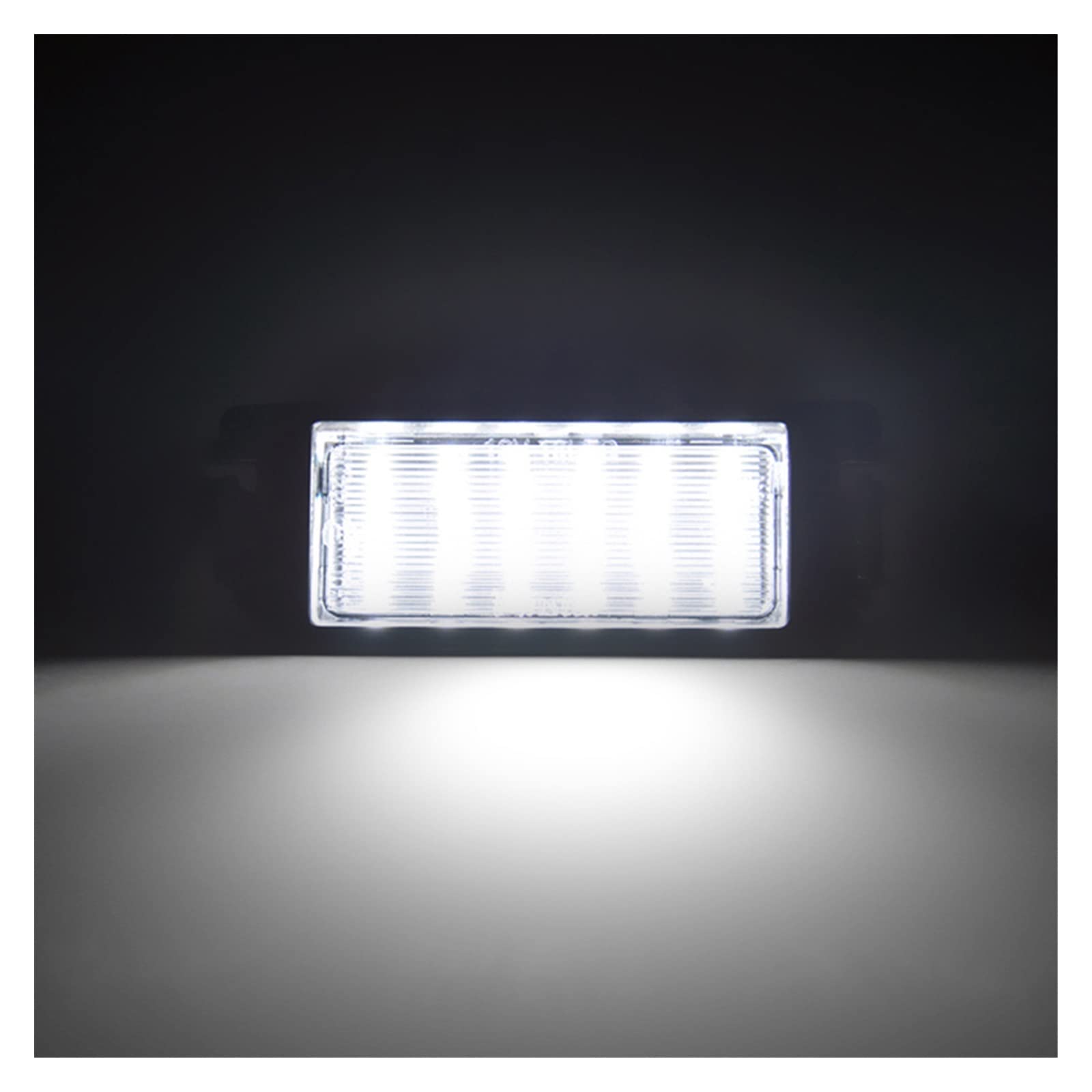 Luz de la placa del auto 2 Uds Luz - Para Matrícula De Coche Canbus Sin Error Para I30 Accent Elantra GT Hatchback Para PRO Ceed 6500K Lámpara Blanca