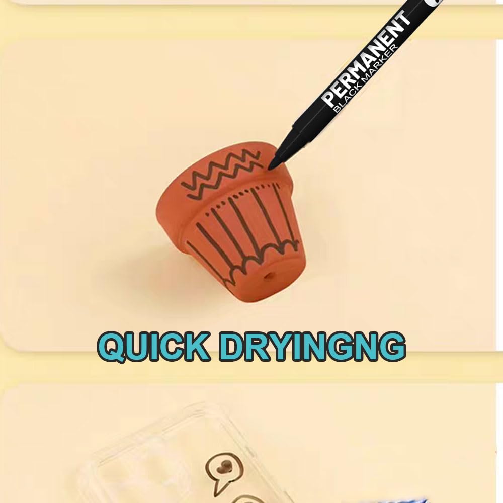 DOT Painting Stiften set zwart - Happy Dots | Dot Painting
