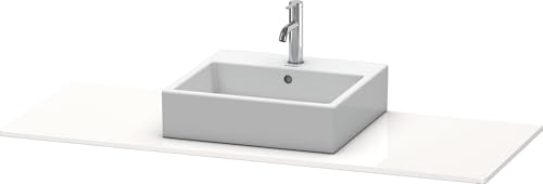 Duravit XSquare Konsole 060G, 1400x 550 mm, 1 Ausschnitt rechts, XS060GR9191, Farbe: Taupe Matt