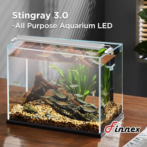 Image of Finnex Stingray 3 Aquarium LED Light, 24 /7 Lunar+, Controllable, Extendable Legs (12-16 Inch)