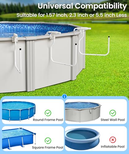 Soporte ajustable para cubierta solar piscina 5-pack miniatura 2