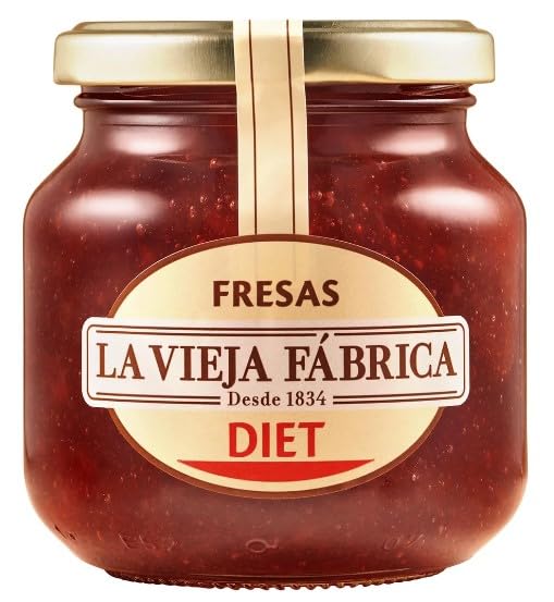 Erdbeermarmelade ohne Zuckerzusatz Diät 280 g. 4er-Pack.