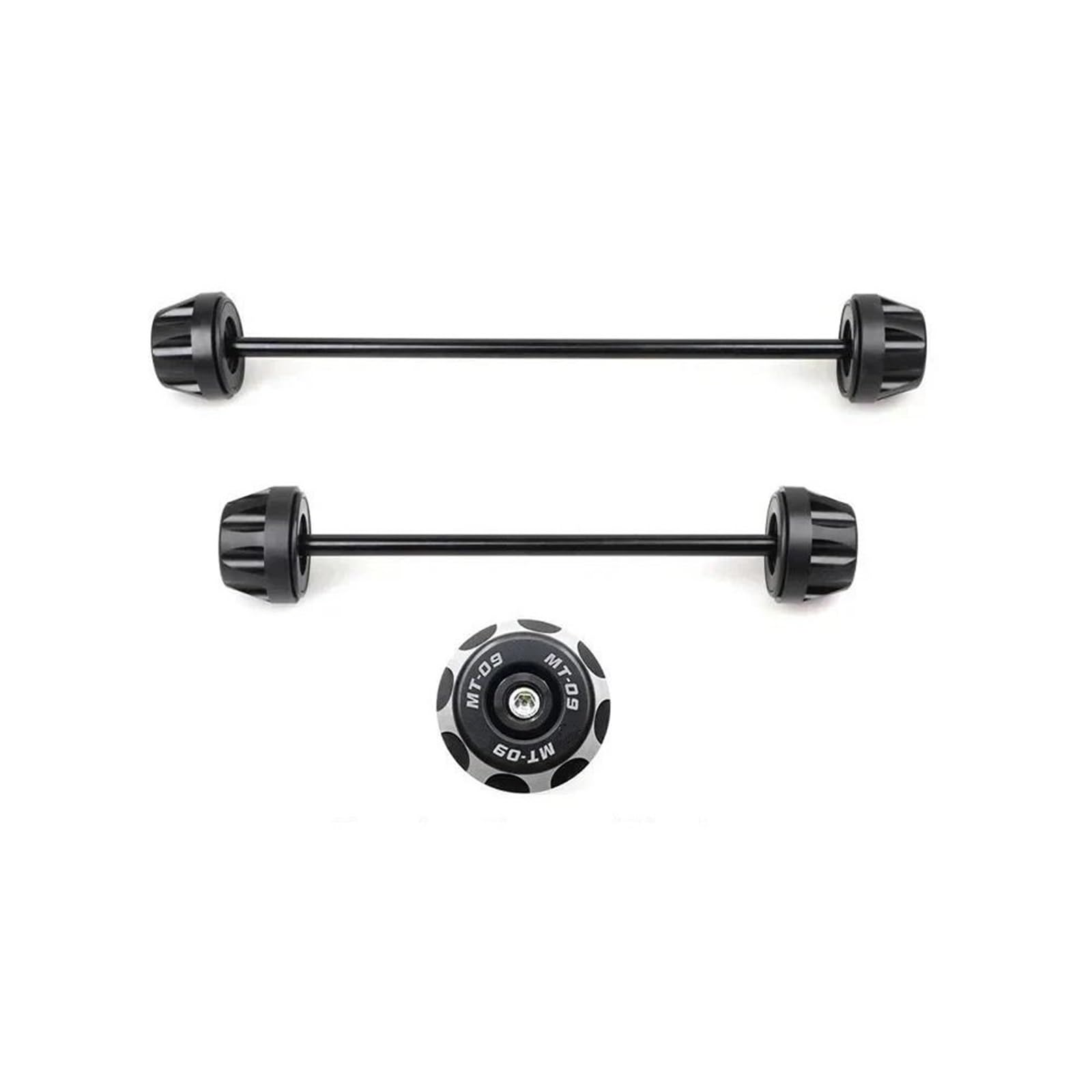 Protector De Eje Rueda Horquilla Delantera Y Trasera para Motocicleta para Yamaha MT-09/SP FZ-09/SP MT09 FZ09 MT FZ 09 (2014-2025) Protectores Eje Rueda DelanteroTrasero Motocicleta