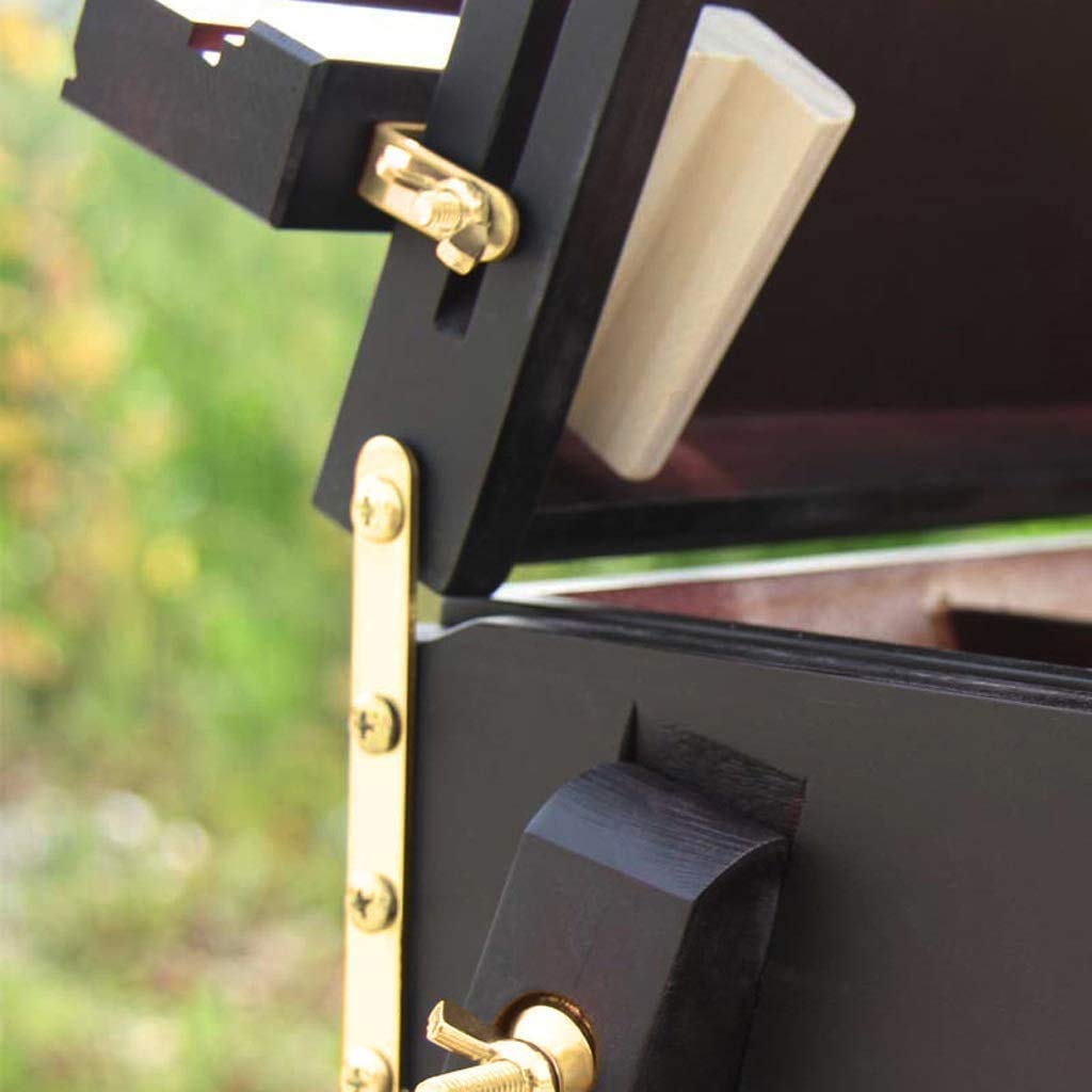 SAeWare Soporte de exhibición grande de lona con cajón, plegable, para estudio, artista de escritorio para pintura al aire libre, soporte de pintura (negro)