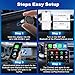 Carlinkit Wireless CarPlay & Android Auto Adapter - Mini Ultra 3 Convert OEM Wired to Wireless Dongle for iPhone & Android 11+, USB-A/Type-C Plug & Play, Fast Connection, Online Upgrade