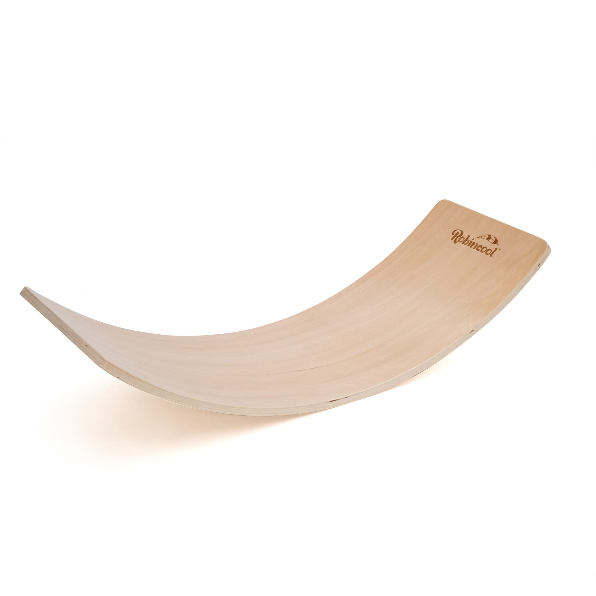 Tabla de Equilibrio Montessori Curvy 82x30x19 cm Madera Ecológica | Certificado CE | Peso Máximo 60 Kg | Tabla Curva Wobbel | Balance Board