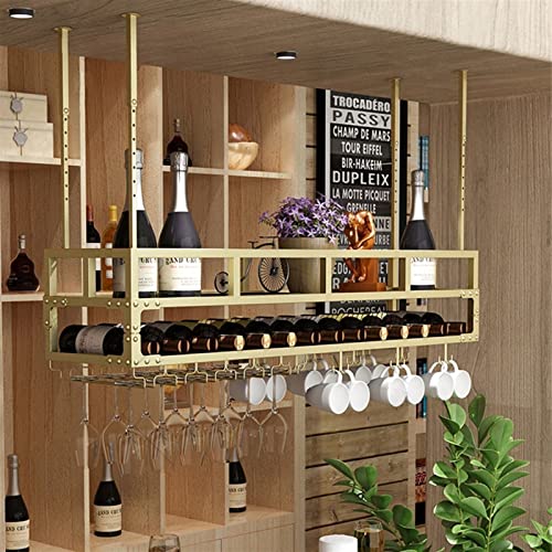 Étagère à vin flottante réglable pour libérer l'espace des petits bars