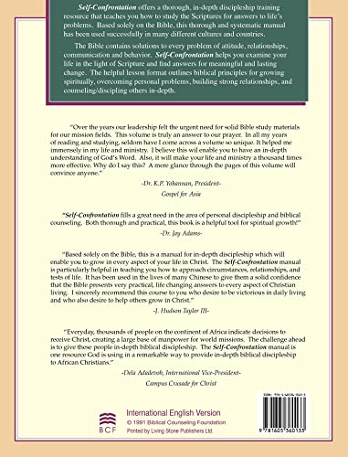 Self-Confrontation: A Manual for In-Depth Bibli... 1878114018 Book Cover