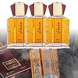 WSNPTUL Dubai Perfume for Men, Dubai Men's Perfume - Elegant & Long Lasting Scent, 3.4 Fl.Oz Exotic Arabian Perfume Oil Spray for Men, Arabian Perfumes for Men (1Pcs) (3Pcs)