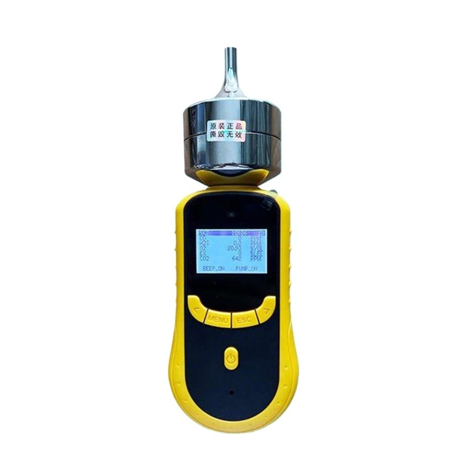 Detector de Gas portátil CO2/H2S/O2/CH4 con Pantalla LCD, Sonido, luz, Alarma, medidor Calidad del Aire, Monitor y analizador Alta sensibilidad para Laboratorio