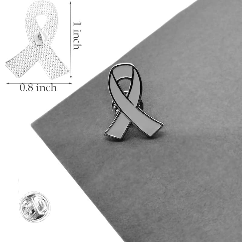 Image of Awareness Ribbon Pin Multicolor Cause Awareness Lapel Brooches