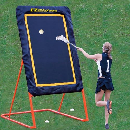 EZ Goal Professional Folding Lacrosse Throwback Rebounder, 8 Feet