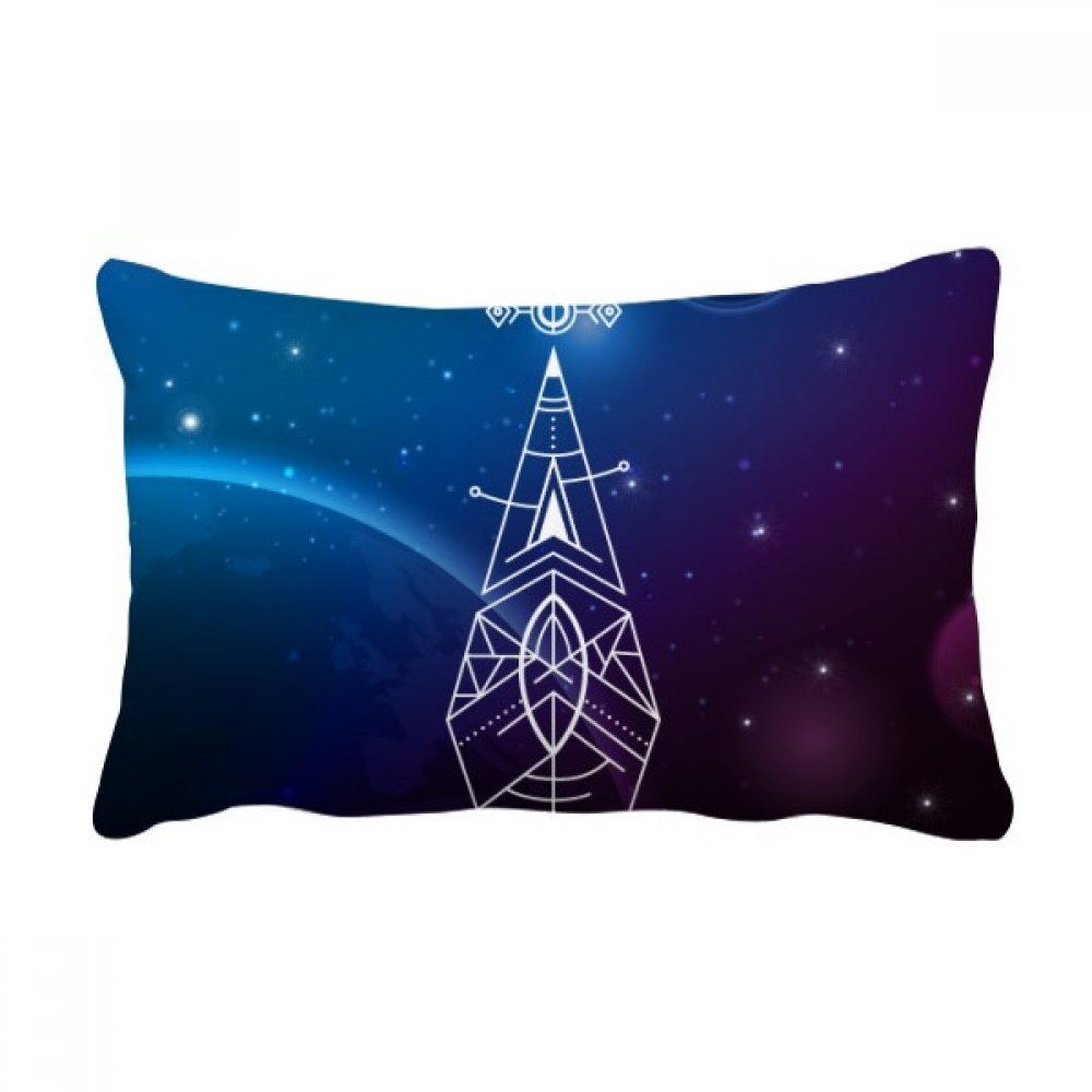 Coussin lombaire pour soulager le dos sur le canapé motif multicolore