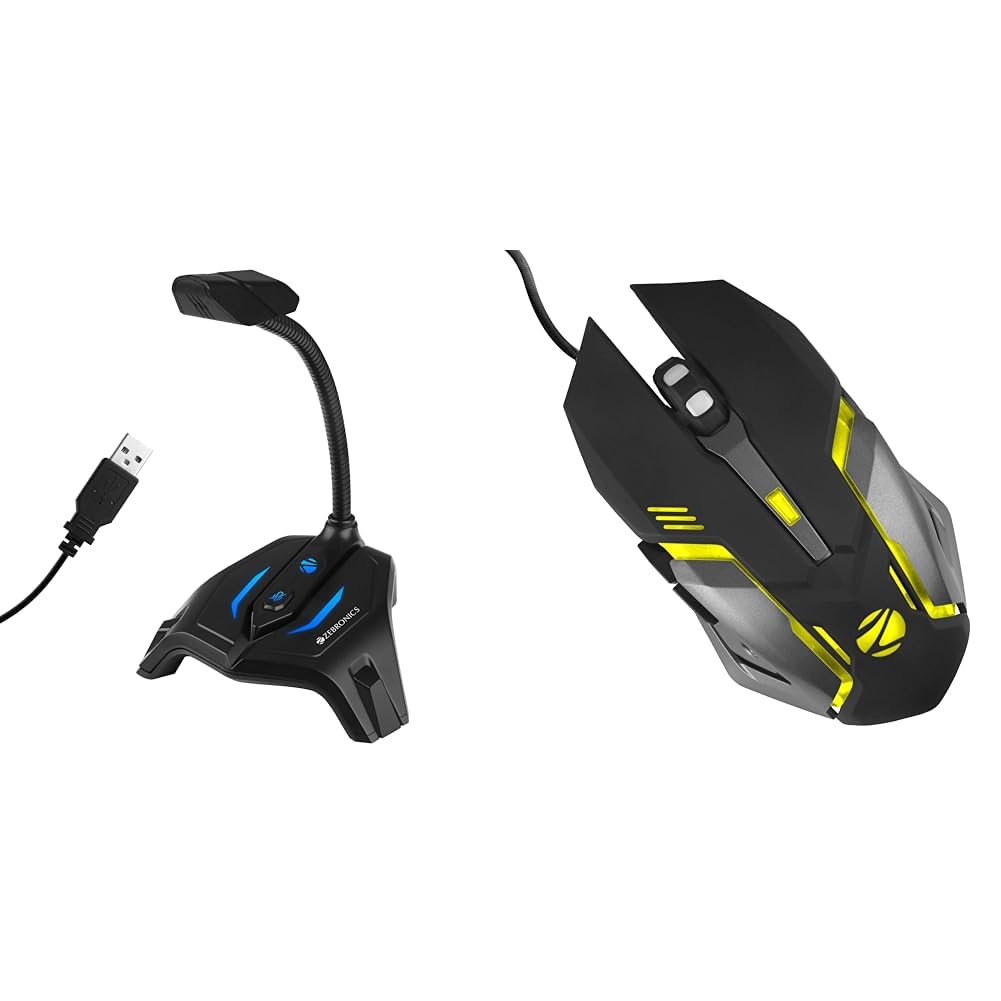 ZEBRONICS Zeb-Klarity USB Gaming Mic for Recording/Streaming, Compatible with PC, Omni Directional (B0BNW1M911) Amazon Price History, Amazon Price Tracker