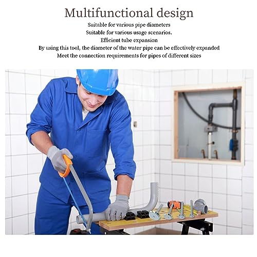 PVC Pipe Reamer, High Speed Steel Plumbing Fitting Saver Bit Socket Saver, Efficient Pipe Expansion, PVC Socket Saver - Image 2