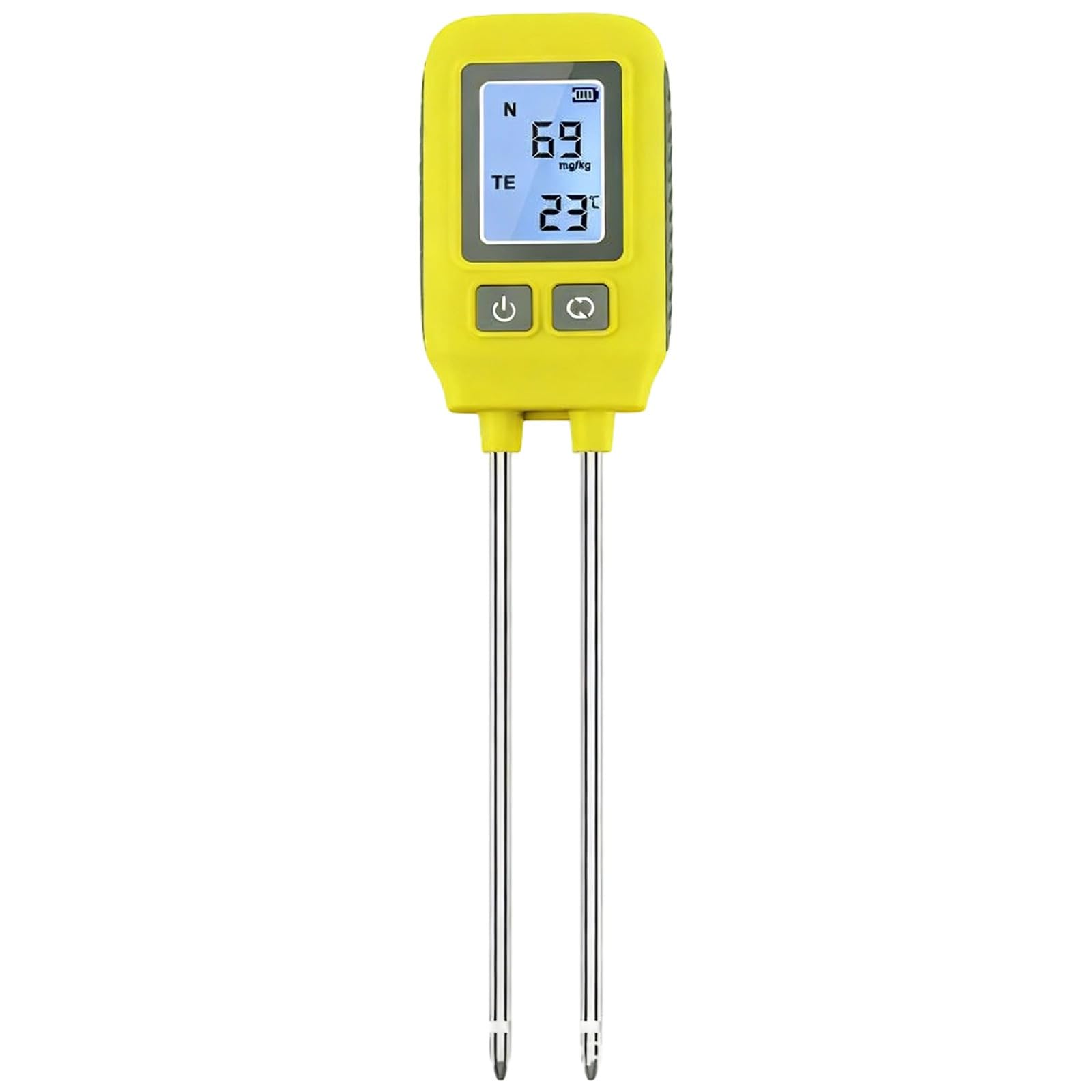 Medidor de prueba de suelo: mide nitrógeno, fósforo, potasio, temperatura