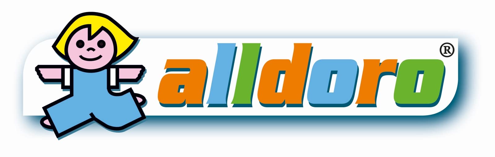Alldoro 60096 Panneaux de Signalisation pour Enfants, 6 Panneaux, 72 cm Multicolore