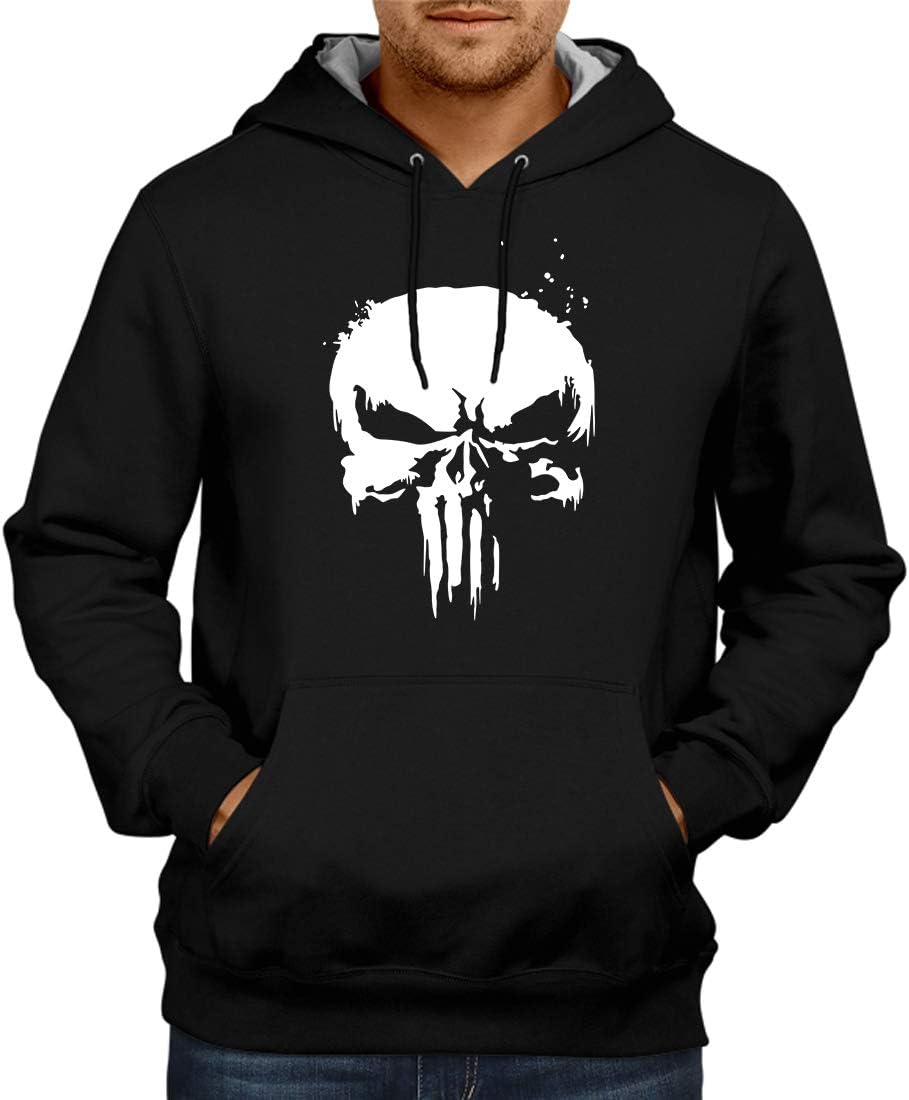 GameReservesSuper Hero Punisher 100% Cotton Hoodies for Men