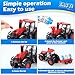 Britik Tractor Bubble Machine for Kids 3 4 5 6 Years Old Boys: 2 in 1 Farm Tractor Toy Automatic Bubble Blowing with Lights & Sounds, Indoor Outdoor Toys for Toddlers, Ideal Gifts for 3-8 Year Olds