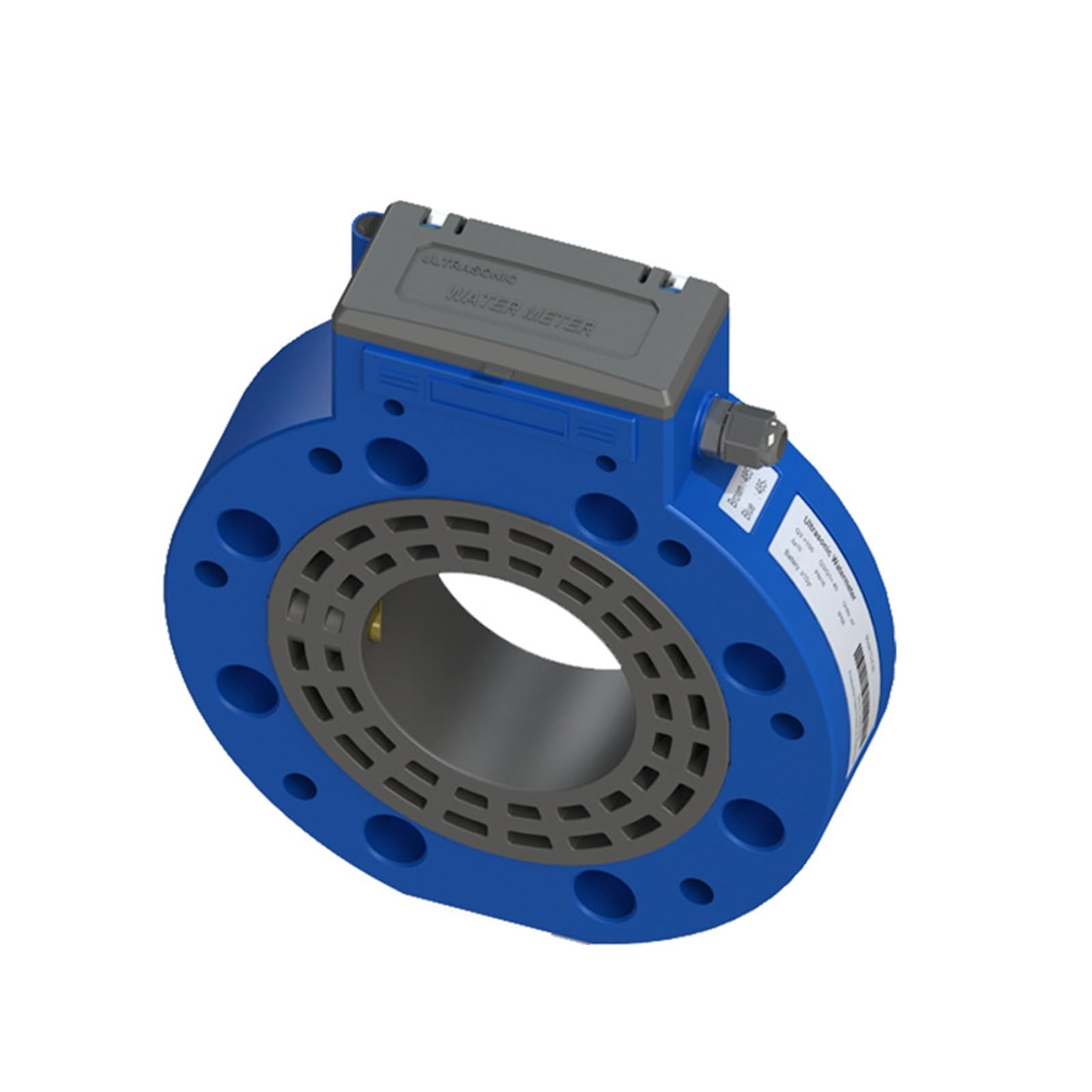 MKHJKIOII Clamped Ultrasonic Water Meter, Flowmeter DN50 DN65 DN80 DN100 Agricultural Irrigation Wireless Intellint((caliber) DN65)