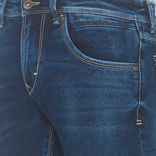 Image of spykar Men's Cotton Kano Mid-Rise Jeans (MANK-01BB-070)