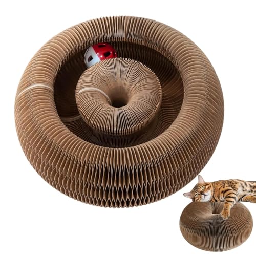Griffoir pour chat avec balle de jeu intégrée pour salon