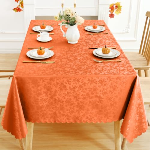 Image of Smiry Rectangle Waterproof Heavy Duty Vinyl Tablecloths, 60 x 102 Inch