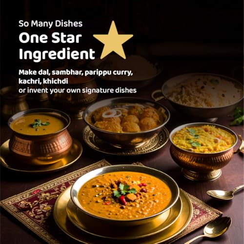 Image of DeHaat Honest Farms Pesticide Free Unpolished Red Masoor Dal Split 500 gm. (Pack of 3)