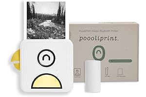 Poooliprint L1 Inkless Pocket Printer - Mini Thermal Printer