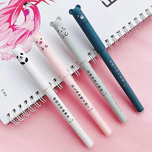 8 Bolígrafos Gel Borrables Azul Diseño Kawaii miniatura 5