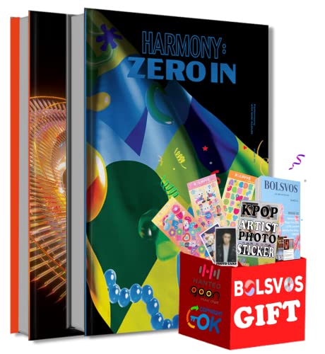 P1Harmony - HARMONY: ZERO IN [Random ver.] (4th Mini Album) ONE RANDOM Album+Pre Order Limited Benefits+BolsVos K-POP eBook (21p), BolsVos Sticker for Toploader, Photocards