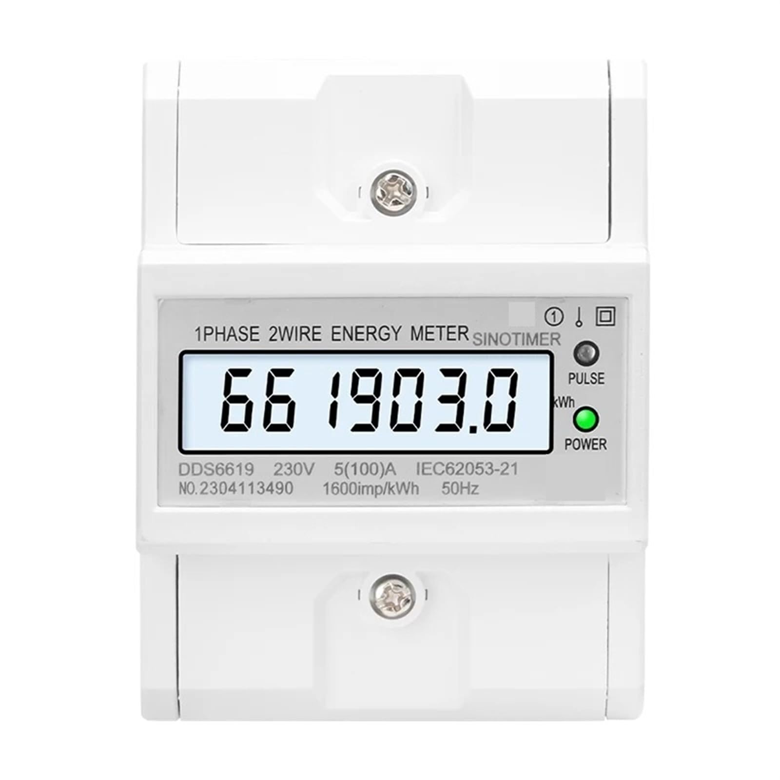 Compteur d'énergie électronique monophasé 100A pour stopper le gaspillage électrique - 5