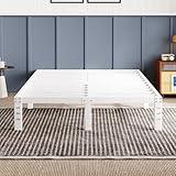 Avenco Metal Platform Bed Frame Queen Size 14 Inch – Noise Free Quiet Design, Heavy Duty Steel Support, Under Bed Storage, Easy Assembly, No Box Spring Needed