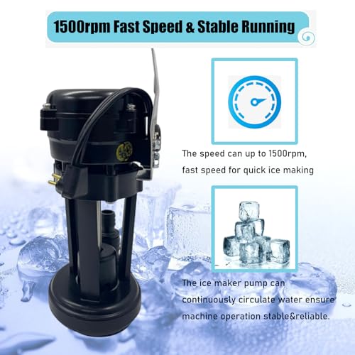 Bomba para fabricadora de hielo 6W 1500RPM AC110V miniatura 4