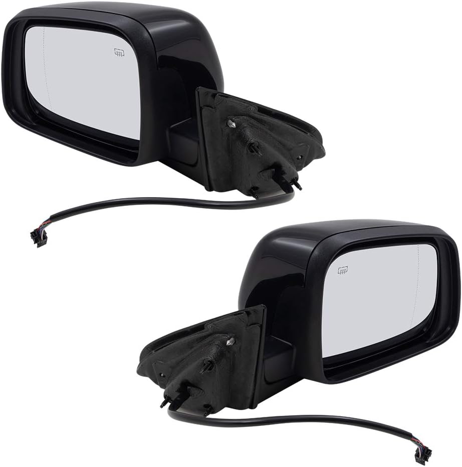 Replacement Set Power Folding Side Mirrors Compatible with