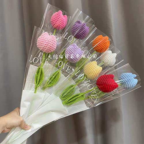 Flor de Crochet Tejida a Mano para Decoración miniatura 2