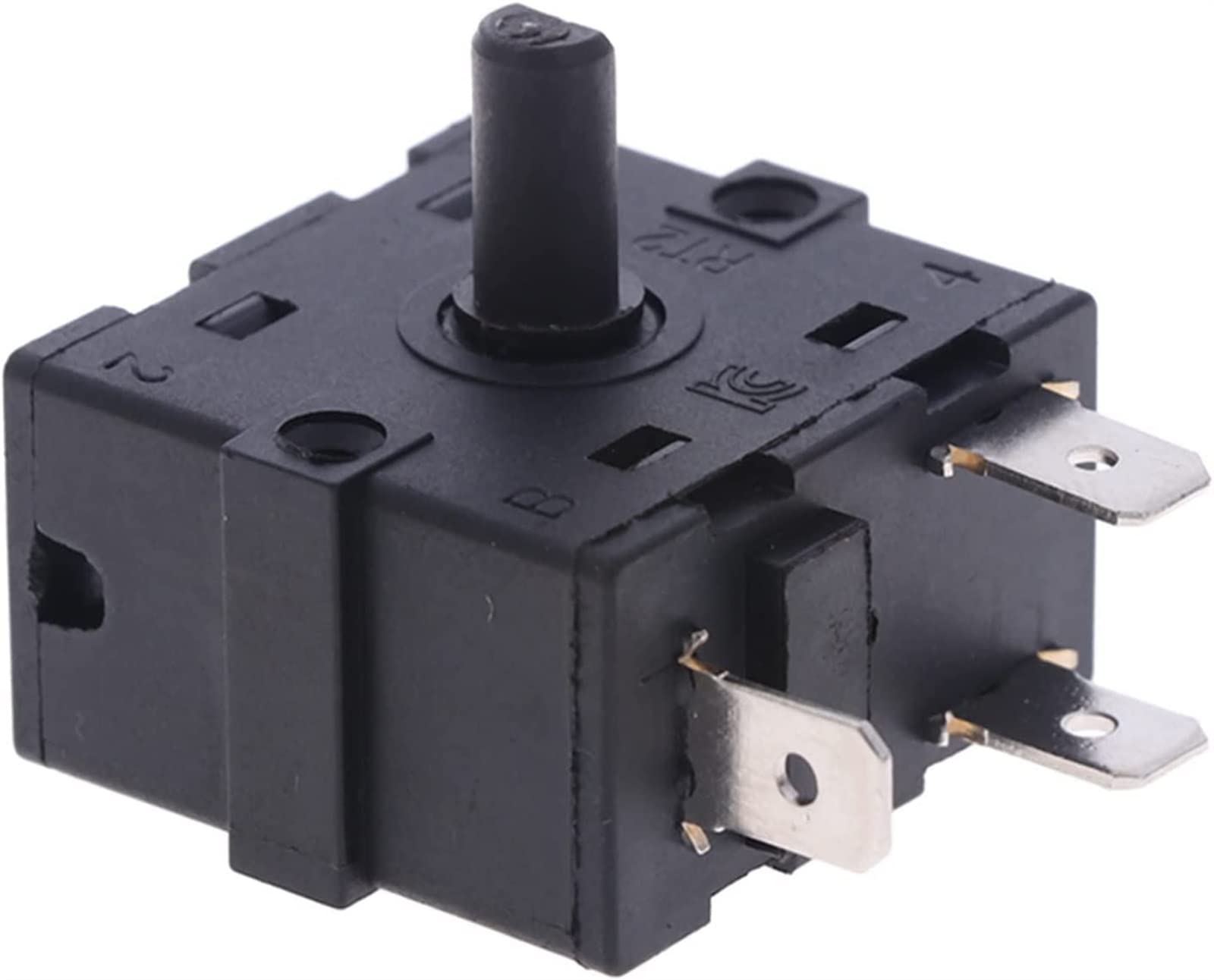 Schalter Encoder 1 Stück AC 250V 16A 3Pin 5Pin Elektrische Raumheizung Drehschalter Wahlschalter (Color : 3 Pin)