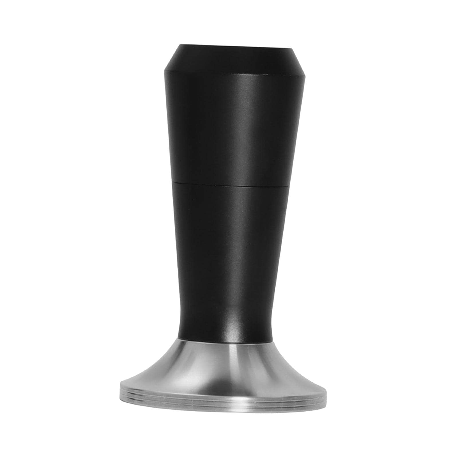 Amagogo Espresso Tamper Kaffeetampingstation Maschinenteil Kaffeezubehör Aus Edelstahl Aluminium für Haushalt Gastronomie Kaffee Events, 53MM Schwarz