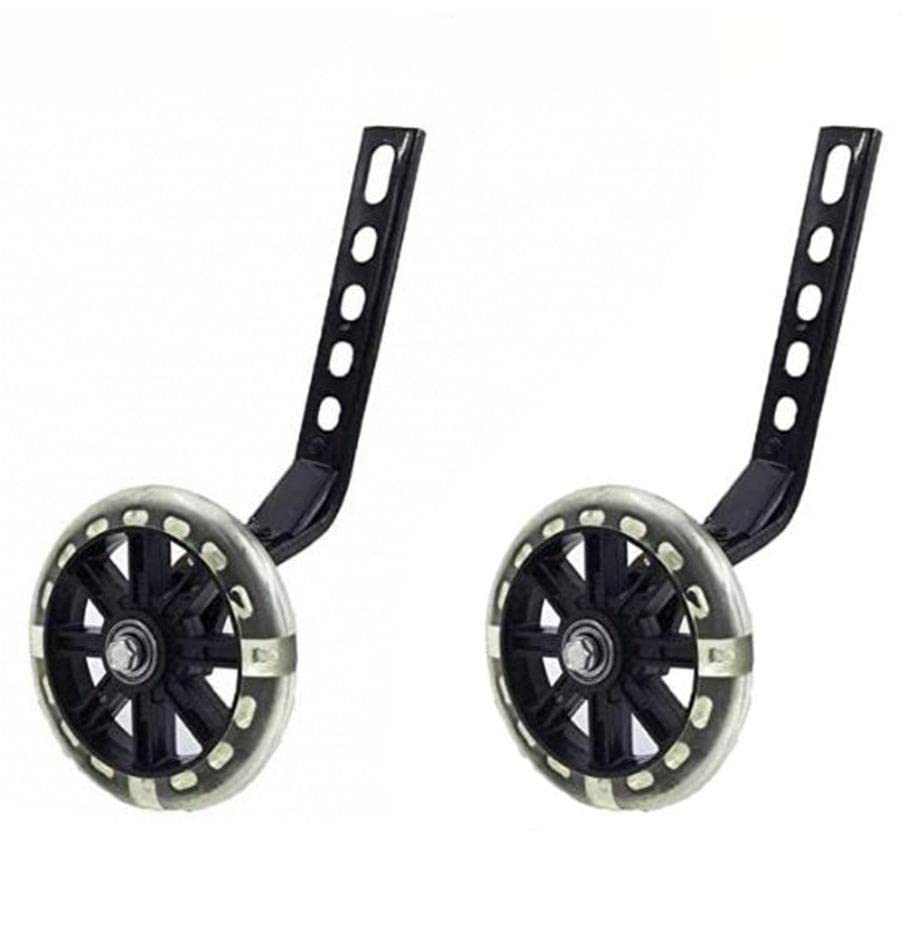 Ruedas de entrenamiento para ciclismo DubMag de 12 a 20 pulgadas, 1 par, color negro miniatura 1