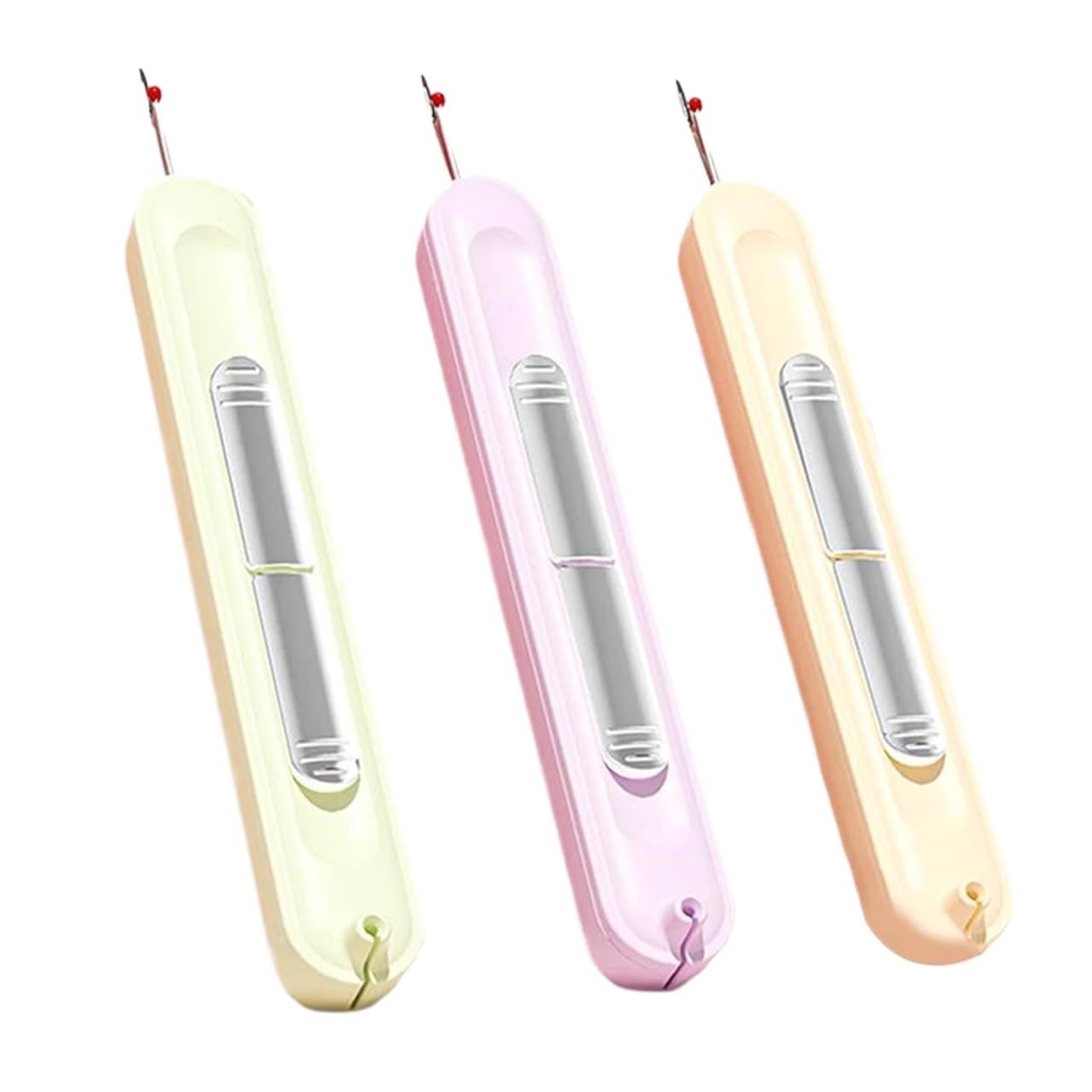 Jbjygsg 3Pcs Random Seam Ripper 3Pcs 2 In 1 Needle-Threaders With Seam Ripper Needle Threader Seam Remover Seam Ripper For Sewing Crafting Cross-Stitch Accessories For Open Seams Hemming Seams