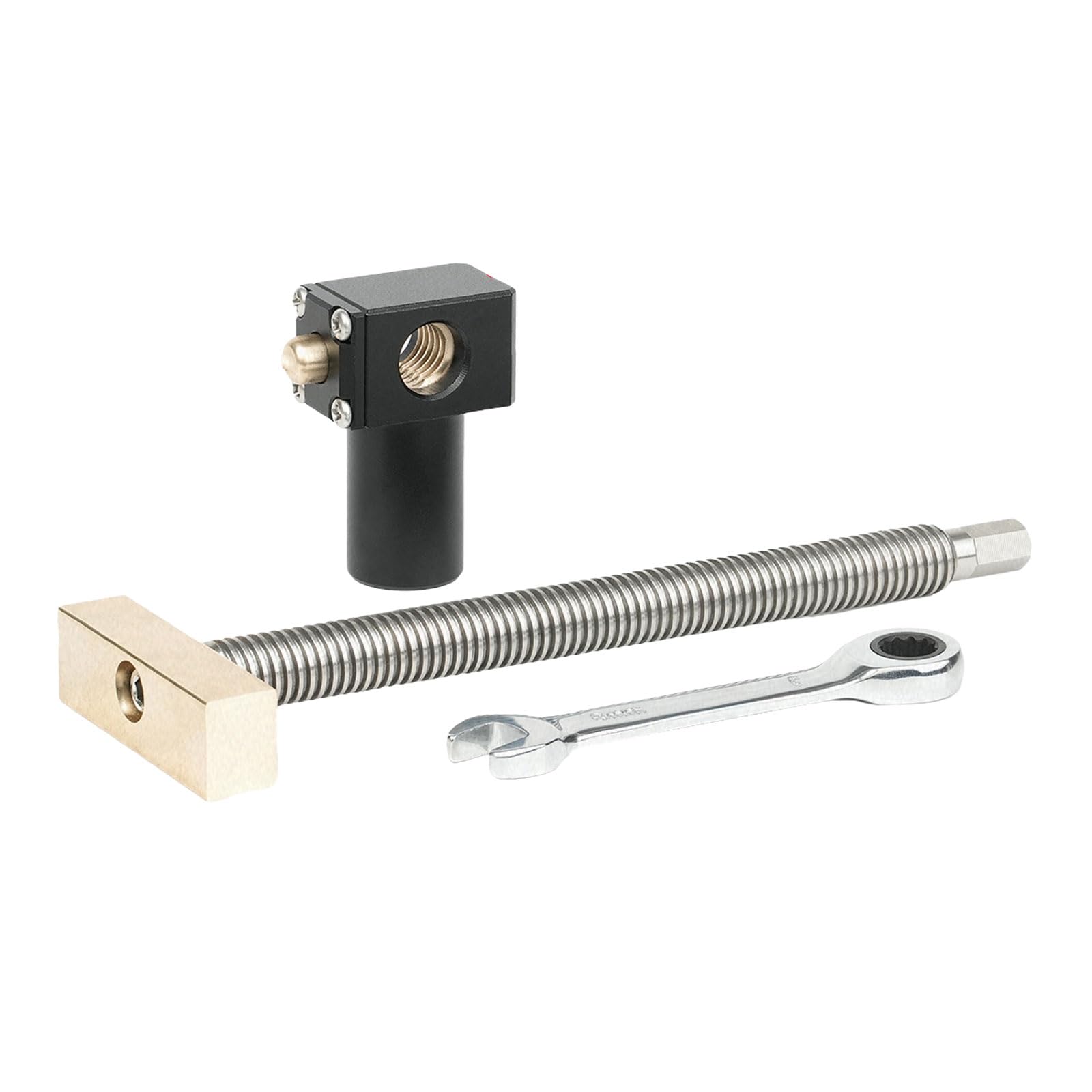 kobeIeen Woodworking Desktop Clip Fast Fixed Clip Clamp Brass Vise for 19/20mm Dog Hole Joinery Woodworking Benches Tools