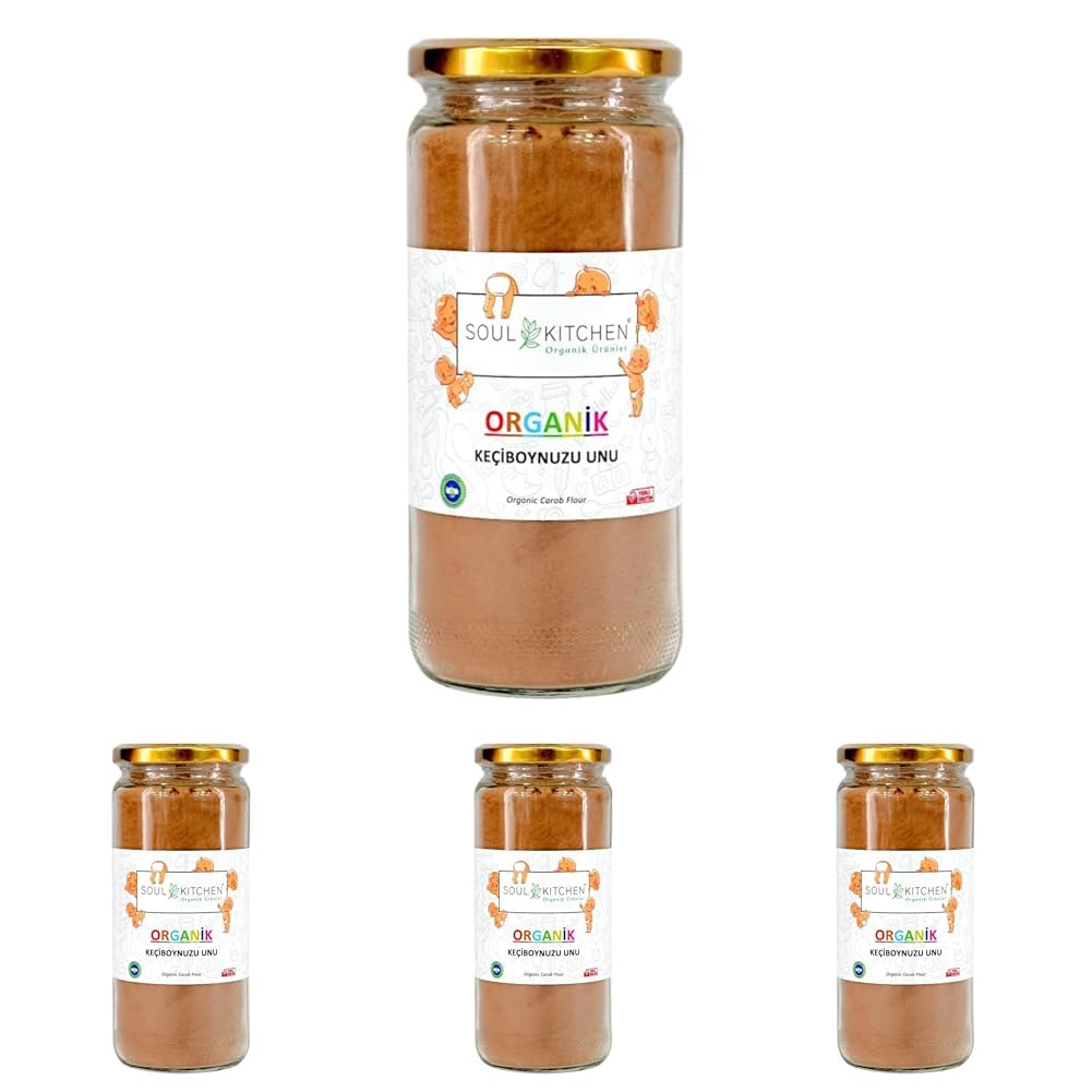 Soul Kitchen Organik Keçiboynuzu Unu 300gr (4 paketi)