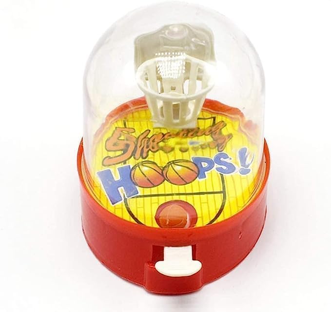 Ghwei Mini Random color Basketball Games Finger Basketball Shooting Games Basketball Party Favors for Fidget Game Space Birthday Party Decorations Supplies Table Basketball Hoop