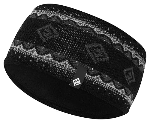 Bandeau course hiver Ronhill bandeau running oreille noir