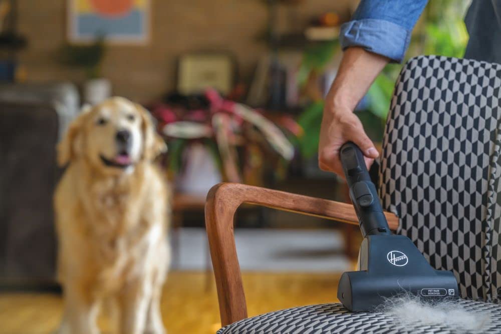 Hoover H-ENERGY 500 HE520PET 011 Aspirapolvere Con Sacco, Con Filo, 700W, 3,5 L, 69 dBA, Filtro Epa, Mini Turbo Spazzola, Raggio Azione 10 m, Nero