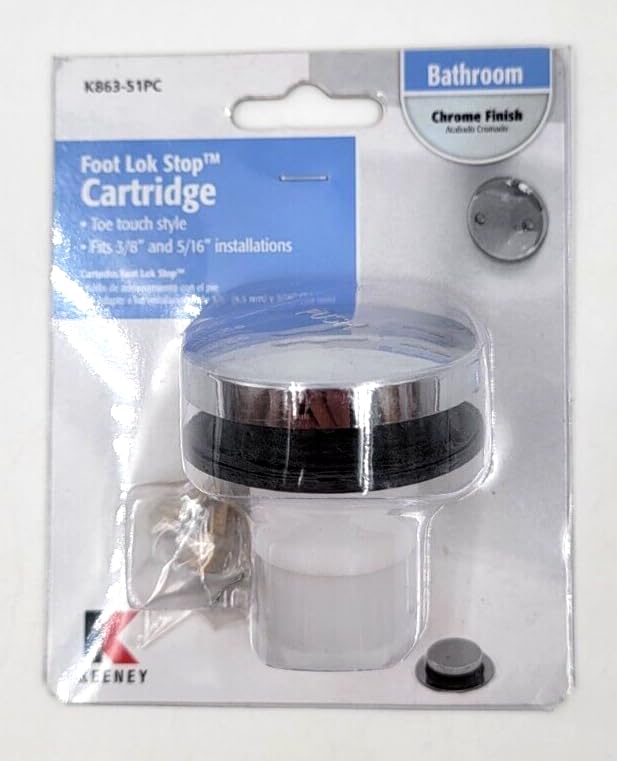 Plumb Pak Cartridge Foot LOK POL Chrome K863-51PC