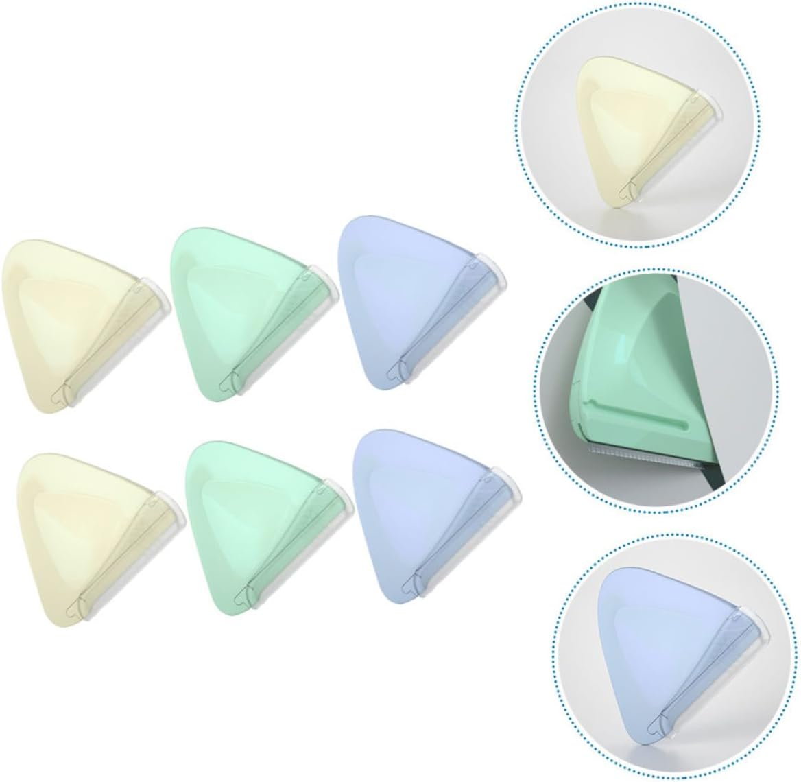 30pcs Portable Eyebrow Plastic Stainless Steel Grooming Tool for Women for Eyebrow Trimming Facial Hair Removal