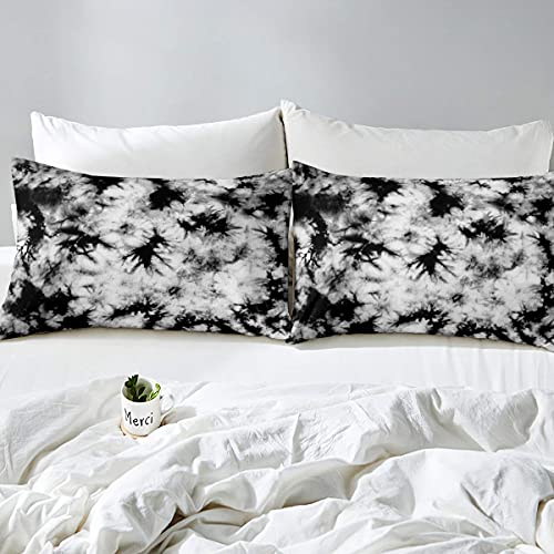 Erosebridal JCX19207CLWJPTWIN Retro Mist Tie Dye Sheet Set, Girls Boys Vintage Trippy Tie Dye Abstract Artwork Bedding Set For Kids Teens Adults, Decorative 2 Piece Fitted Sheet thumb #3