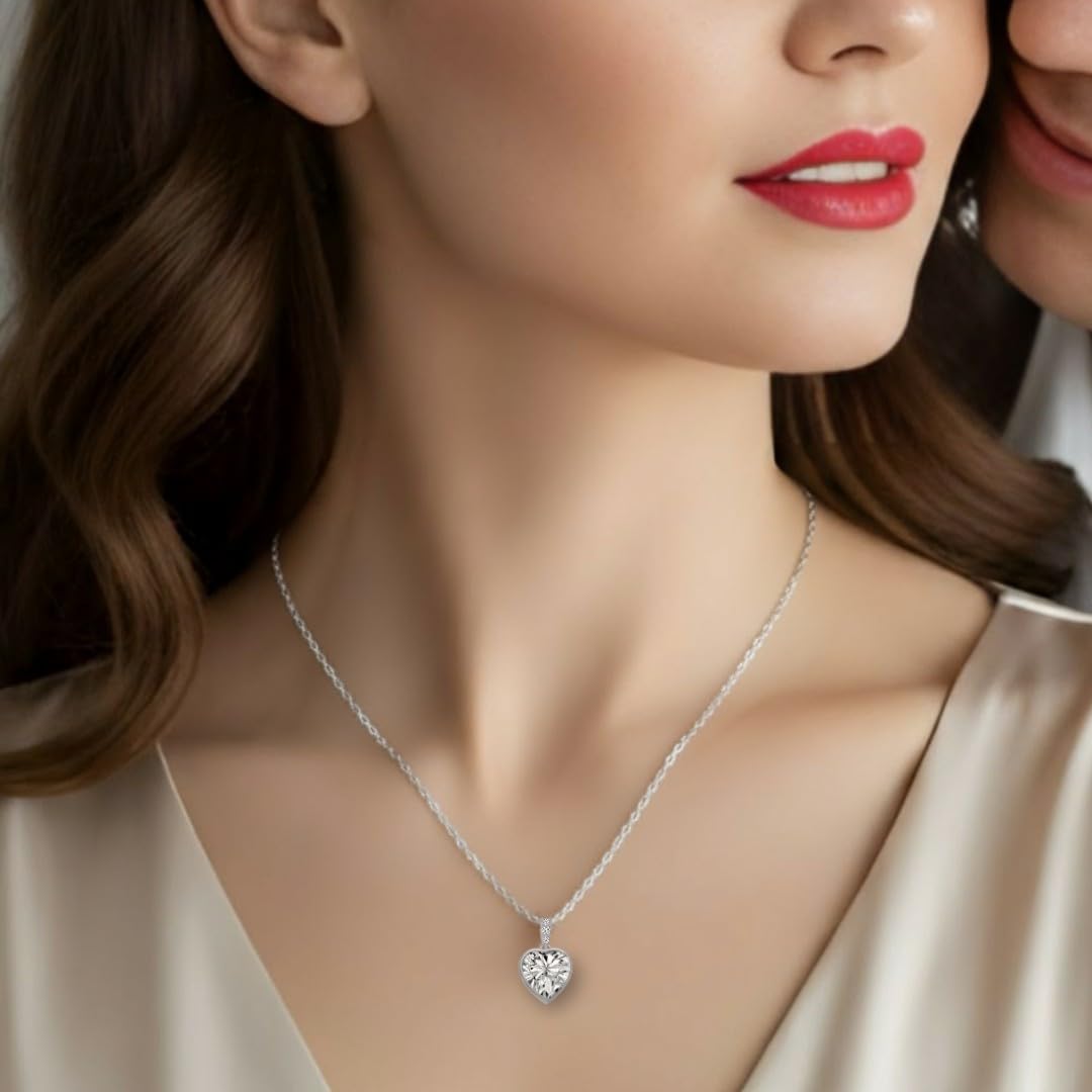 Herzkette Silber 925 / Gold vergoldet Halskette Damen *Ich Liebe Dich* Kette Silberkette Herzanhänger Herz Schmuck nickelfrei Geschenke Frauen Freundin Sie zum Geburtstag Hochzeitstag Jahrestag
